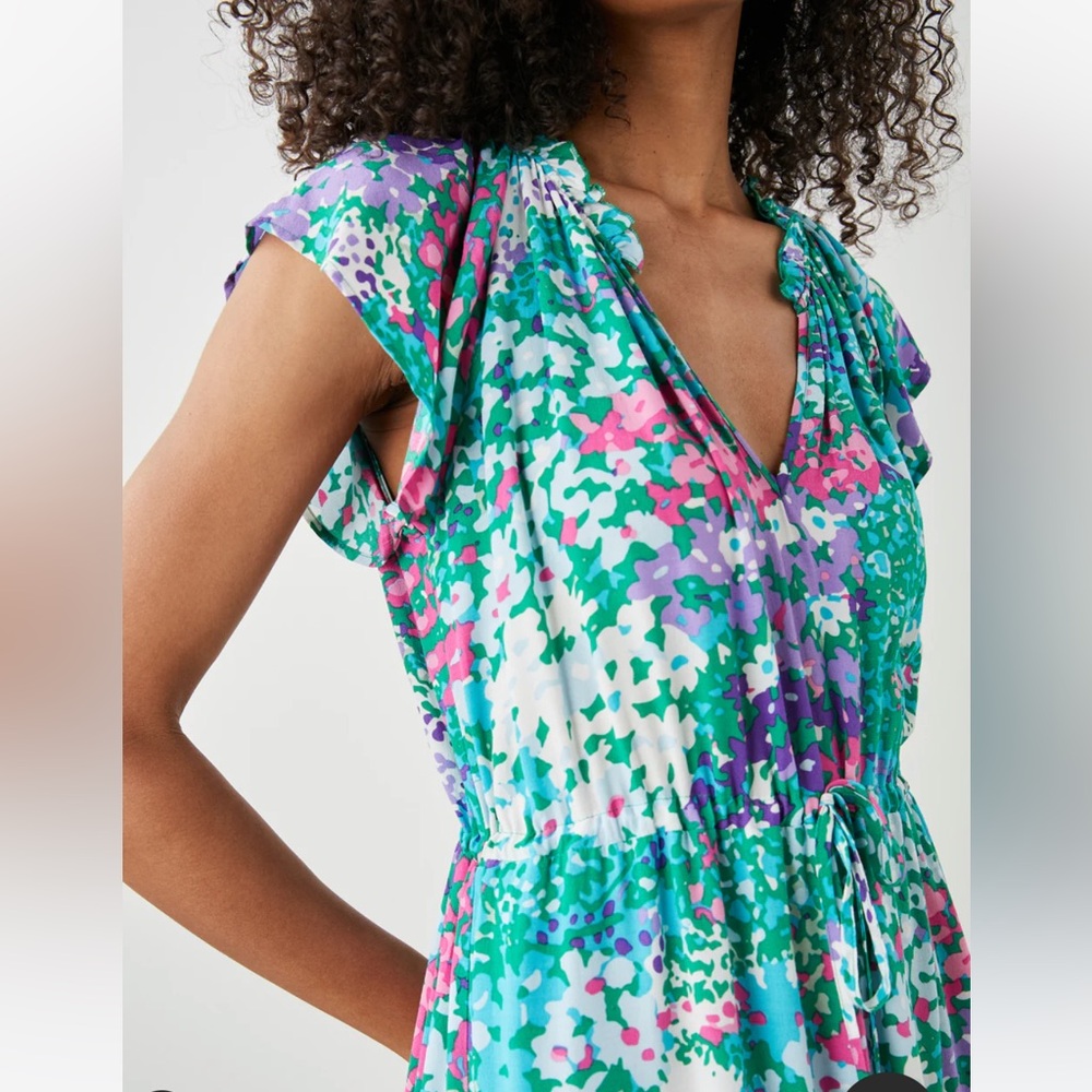 Rails Juni Gardenia Floral Print Dress Size XL New - Picture 2 of 8